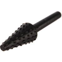 Шарошка стальная конусная по дереву (13х25 мм) ПРАКТИКА 648-359