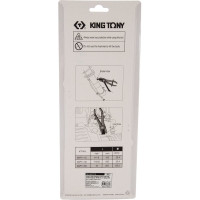 Пластиковые зажимы для шлангов (15-60 мм, 3 предмета) KING TONY 9AF113