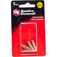 Наконечник токосъемный (5 шт; 0.6 мм; M6x25 мм) QUATTRO ELEMENTI 771-213