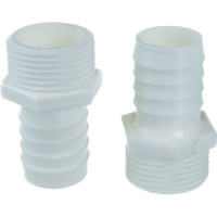 Штуцер для шланга 1" х 25 мм 2шт. QUATTRO ELEMENTI 771-909