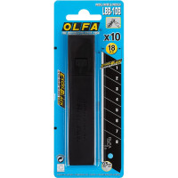 Сегментированные лезвия OLFA Excel Black 18х100х0.5 мм, 10 шт OL-LBB-10B