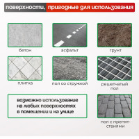 Колесо на неповоротной опоре (200 мм; 185 кг) Стелла 4002-200