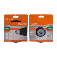 Тарелка опорная жесткая (125 мм; M14) Sturm 5200202