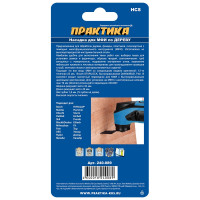 Насадка для МФИ по дереву (34 мм) крупный зуб ПРАКТИКА 240-089