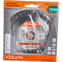 Диск пильный по дереву (125х22 мм; 48T) Sturm 9020-125-22-48T