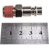 Быстросъемный соединитель JTC 1/4" внешн. резьба (европейский стандарт, тип БРС папа) JTC-D20PMA