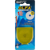Лезвие круглое для ножей RTY-2/G, RTY-2/DX, 45-C (45х0.3 мм) OLFA OL-RB45-1
