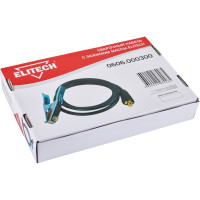 Кабель сварочный (3 м; DX25; 16 кв мм; зажим на массу) Elitech 0606.000300 172520