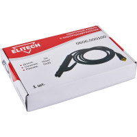 Кабель сварочный (3 м; DX25; 16 кв мм; электрододержатель) Elitech 0606.000100 172518