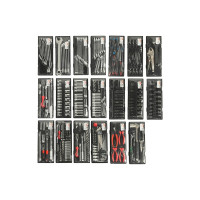 Инструментальная тележка с набором инструментов JTC 5021+344