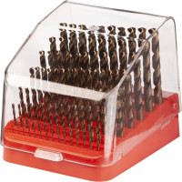 Набор сверл по металлу (1.0-10 мм) 91 шт. RUKO 215223