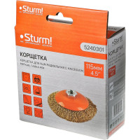 Корщетка-насадка для УШМ (115 мм; М14) Sturm 5240301