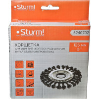 Корщетка-насадка для УШМ (125х22 мм) Sturm 5240702