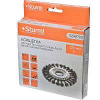 Корщетка-насадка для УШМ (125х22 мм) Sturm 5240702