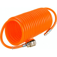 Шланг спиральный PE (5 м; полиэтилен) Кратон 3 01 04 014