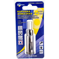 Коронка алмазная по керамике и кафелю с центрирующим сверлом TRIO-DIAMOND 18 мм 400018