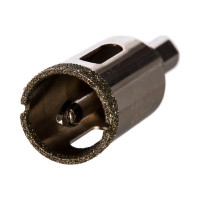 Коронка алмазная по керамике и кафелю с центрирующим сверлом TRIO-DIAMOND 25 мм 400025