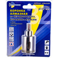Коронка алмазная по керамике и кафелю с центрирующим сверлом TRIO-DIAMOND 32 мм 400032