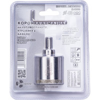 Коронка алмазная по керамике и кафелю с центрирующим сверлом TRIO-DIAMOND 40 мм 400040