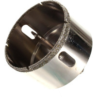 Коронка алмазная по керамике и кафелю с центрирующим сверлом TRIO-DIAMOND 70 мм 400070