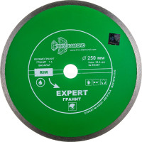 Диск алмазный отрезной TRIO-DIAMOND 250x25.4 Сплошной Expert Гранит EG357