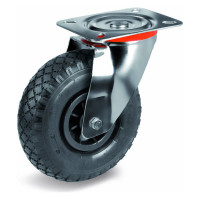 Колесо с вращающейся опорой и пластиной крепления (260 мм; 150 кг) Tellure rota 825702