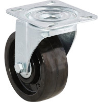 Колесо термостойкое поворотное Tellure rota d- 100мм, до 300С, шариковые термо подшипники, 677112