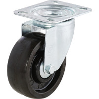 Колесо термостойкое поворотное Tellure rota d- 100мм, до 300С, шариковые термо подшипники, 677112