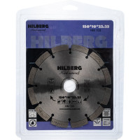 Диск алмазный отрезной Hilberg 150x22.23 Hard Materials Laser HM103