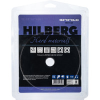 Диск алмазный отрезной Hilberg 150x22.23 Hard Materials Laser HM103