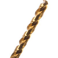 Сверло по металлу Профоснастка 10 мм HSS M2 TIN/135 DIN 338, 8 шт., №427 30202107