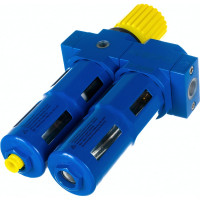 Фильтр-лубрикатор с регулятором давления и манометром (16 бар; 3150 л/мин; 1/2) HUBERTH RP208041