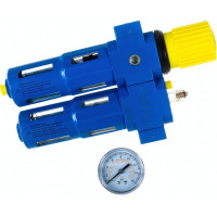 Фильтр-лубрикатор с регулятором давления и манометром (16 бар; 3150 л/мин; 1/2) HUBERTH RP208041