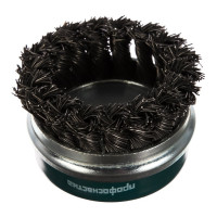 Щетка чашечная со жгутовой стальной проволокой и кольцом Мастер 041 (65 мм; М14) Профоснастка 20104001