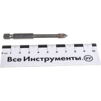 Сверло по керамограниту, керамике и стеклу TRIO-DIAMOND квадро 6 мм 440006