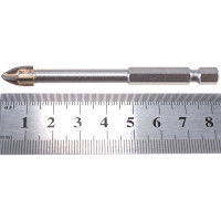 Сверло по керамограниту, керамике и стеклу TRIO-DIAMOND квадро 8 мм 440008