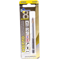 Сверло по керамограниту, керамике и стеклу TRIO-DIAMOND квадро 8 мм 440008