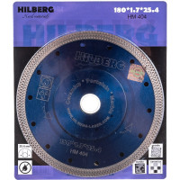 Диск алмазный отрезной Hilberg турбо ультратонкий 180x22.23 Hard Materials X-type HM404