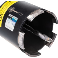 Коронка алмазная по бетону TRIO-DIAMOND 72 мм Grand GC787