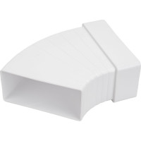 Колено разноугловое горизонтальное пластик, 55х110 мм ERA 511КРП 87-735