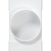 Соединитель Т-образный плоских воздуховодов 60х204 мм с выходом на фланцевый воздухораспределитель 100 мм ERA 620ТФ10П 210-072