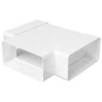 Тройник Т-образный пластик 60х120 мм ERA 612ТПП 210-069