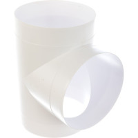 Тройник Т-образный пластик 160 мм ERA 16ТП 210-067