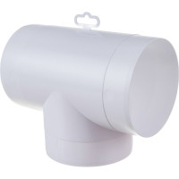 Тройник Т-образный пластик 125 мм ERA 12,5ТП 210-066