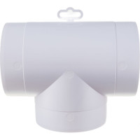 Тройник Т-образный пластик 125 мм ERA 12,5ТП 210-066