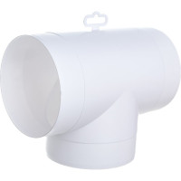 Тройник Т-образный пластик 125 мм ERA 12,5ТП 210-066