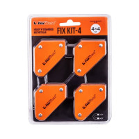 Набор угольников магнитных FIX KIT-4 4 шт., 45/90/135 град, усилие 4х4 кг Foxweld 5391