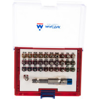 Набор вставок бит 1/4, TORX, HEX, PZ, PH, SLOT, 32 предмета МАСТАК 058-10032C