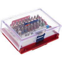 Набор вставок бит 1/4, TORX, HEX, PZ, PH, SLOT, 32 предмета МАСТАК 058-10032C