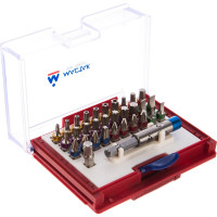 Набор вставок бит 1/4, TORX, HEX, PZ, PH, SLOT, 32 предмета МАСТАК 058-10032C